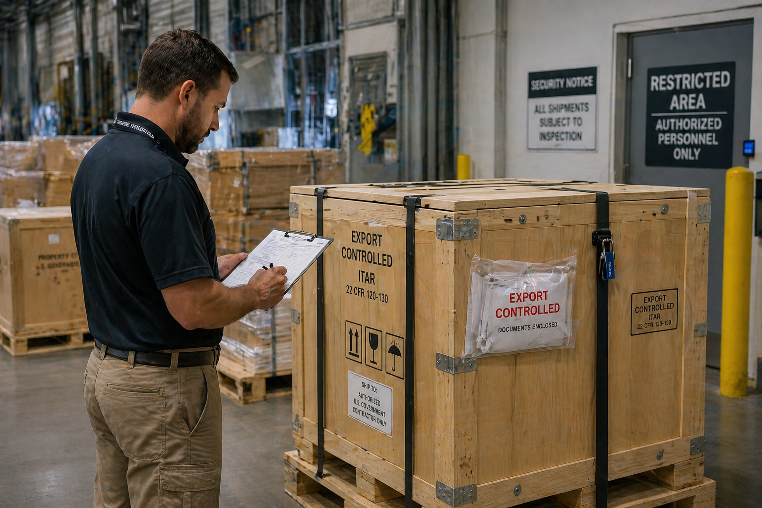 Изображение для статьи: ITAR Compliant Shipping: What Defense Contractors Need to Know