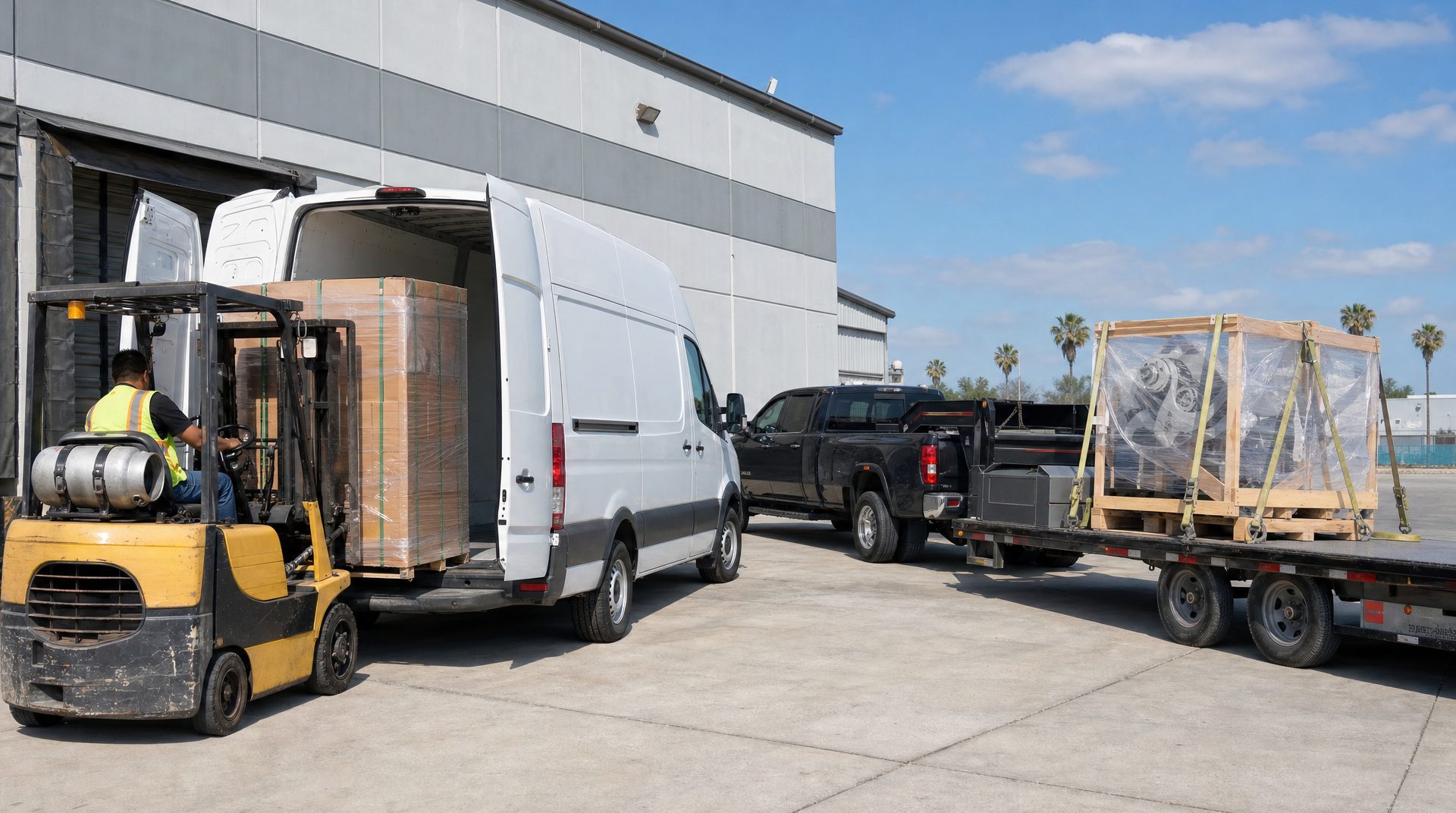 Изображение для статьи: Same-Day Freight in Los Angeles: Pickup Today, Delivery in Southern California